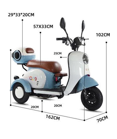 three wheeler electric cycle